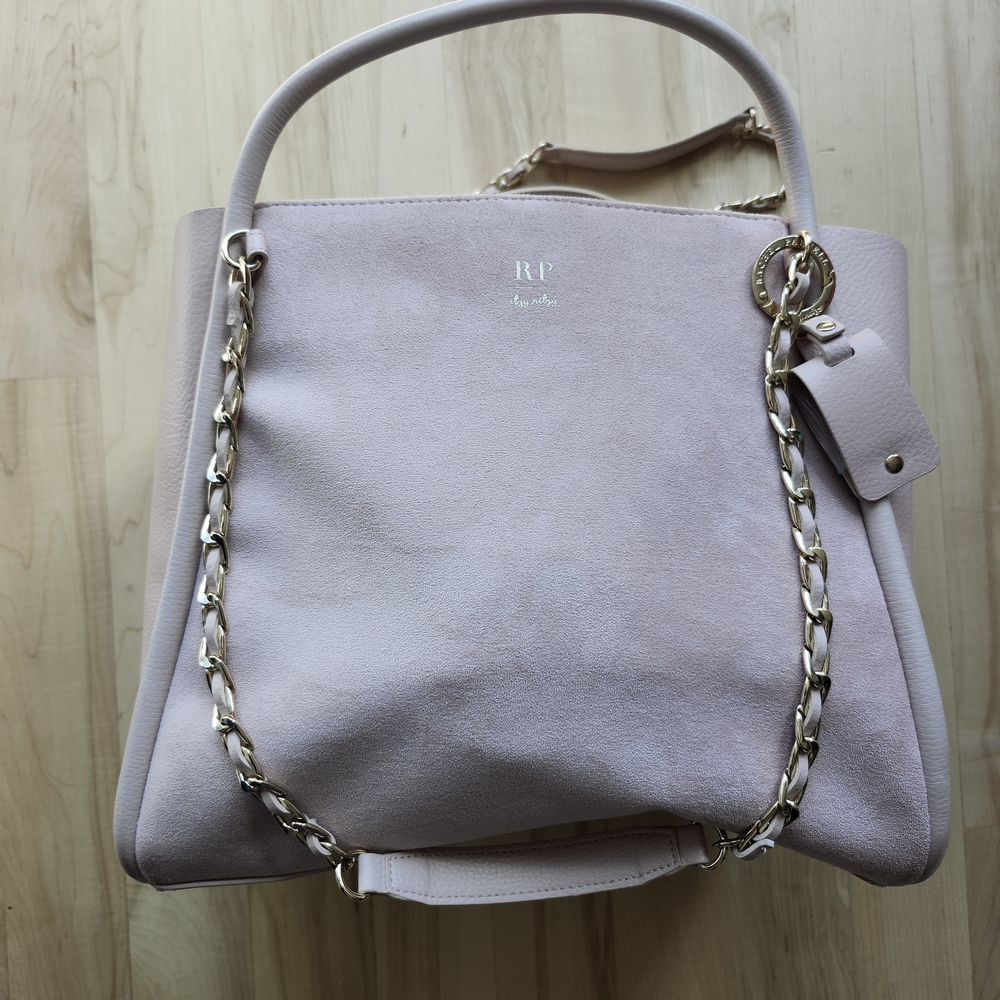 Itzy Ritzy Rachel Parcell Limited Edition Blush Tote Bag Diaper Bag Laptop Bag